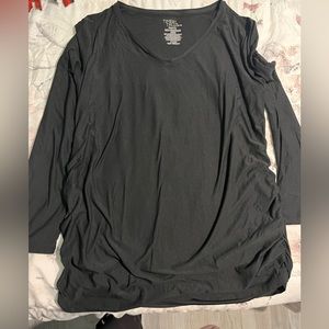 Black maternity shirt